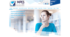 Desktop Screenshot of mpes.co.uk